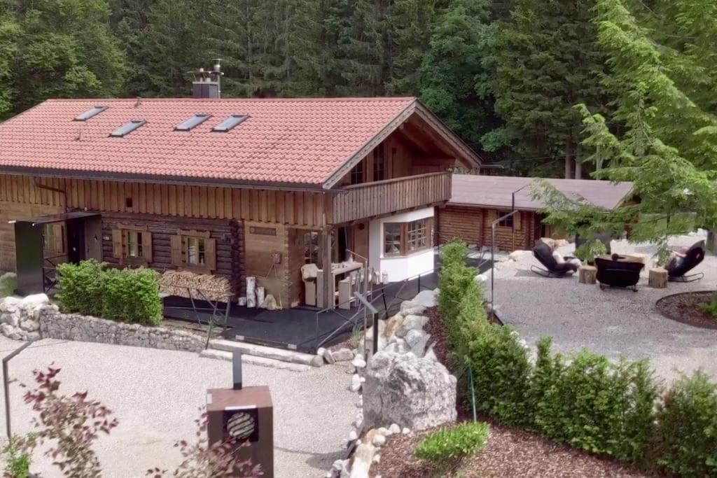 Chalet S - 5 Sterne Luxus Ferienhaus Direkt Am Eibsee Und Zugspitze Grainau Exterior foto